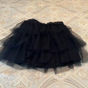Girls black tutu skirt